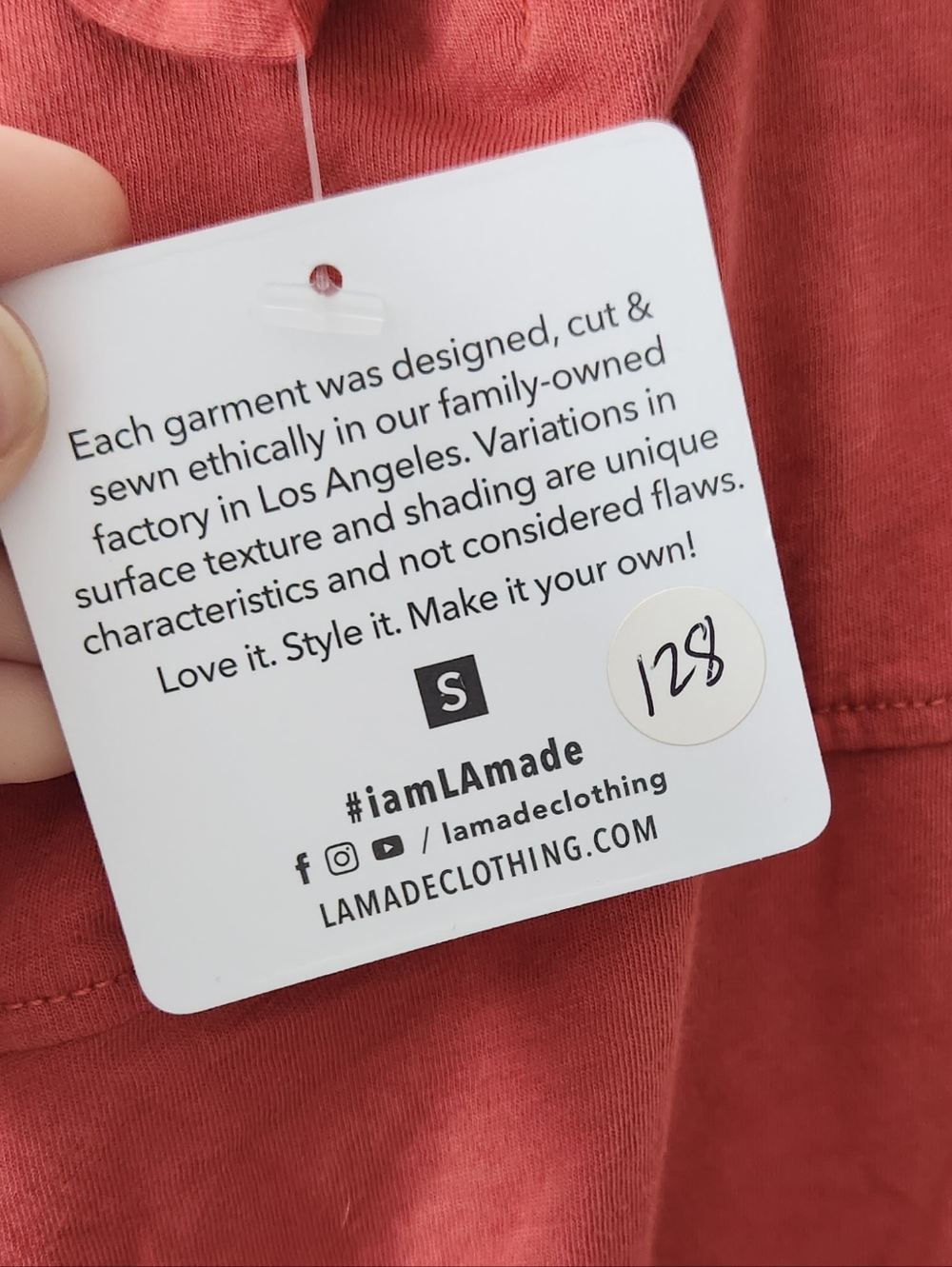LAMade Long-Sleeve Ruffle Collar Button-Front Top - Picture 5 of 6
